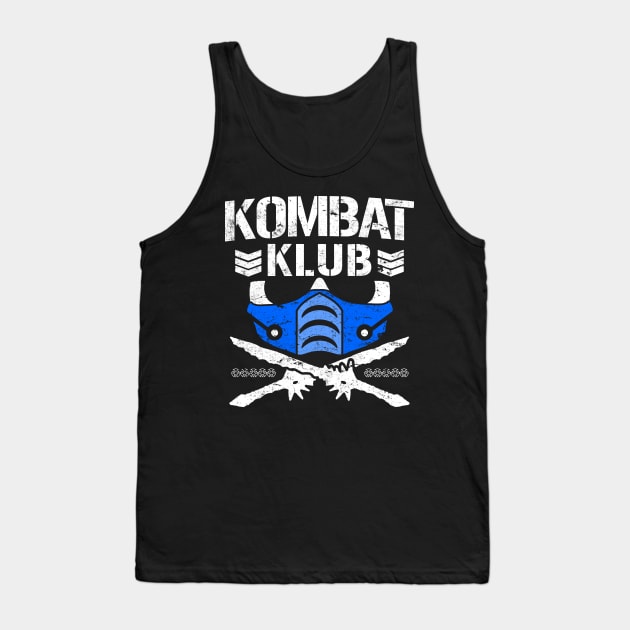 Kombat Klub - Sub Zero Tank Top by ClayMoore